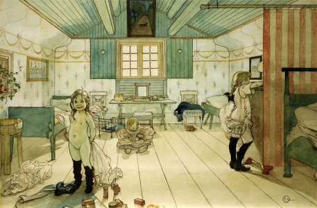 Bild-Nr: 30003908 C.Larsson, Mummy's bedroom... / 1897 Erstellt von: Larsson, Carl