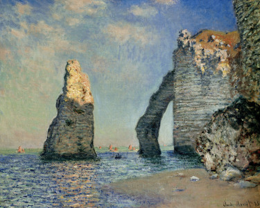 Bild-Nr: 30003932 Monet / The rock face of Aval / 1885 Erstellt von: Monet, Claude