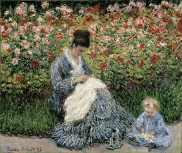 Bild-Nr: 30004016 Monet/ Camille Monet with Child / 1875 Erstellt von: Monet, Claude
