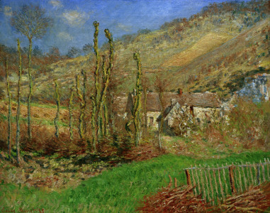 Bild-Nr: 30004022 C.Monet, Val de Falaise im Winter, 1885 Erstellt von: Monet, Claude