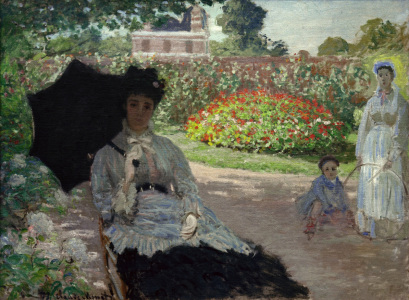 Bild-Nr: 30004046 C.Monet, Camille with Jean and nanny Erstellt von: Monet, Claude