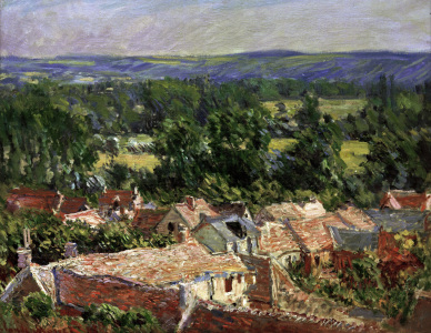 Bild-Nr: 30004092 C.Monet, Vue du village de Giverny Erstellt von: Monet, Claude