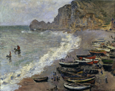 Bild-Nr: 30004190 Claude Monet/ Etretat, plage et porte... Erstellt von: Monet, Claude