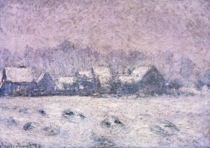 Bild-Nr: 30004206 C.Monet, Snow in Giverny / 1893 Erstellt von: Monet, Claude