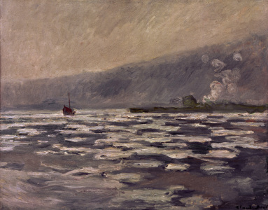 Bild-Nr: 30004210 C.Monet, Les Glaçons, écluse de Port-V. Erstellt von: Monet, Claude