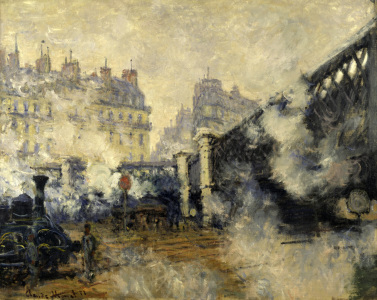 Bild-Nr: 30004246 Monet / Le Pont de l'Europe / 1877 Erstellt von: Monet, Claude