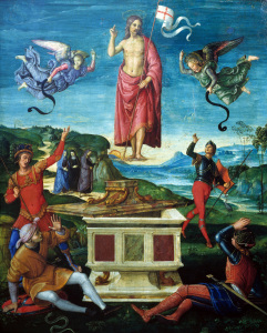 Bild-Nr: 30004698 Raphael/The Resurrection o.Christ/c.1499 Erstellt von: Raffaello Santi (Raffael)