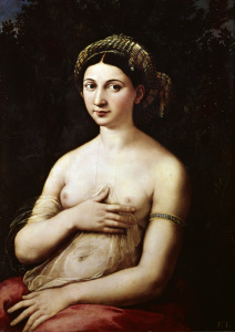 Bild-Nr: 30004702 Raphael, La Fornarina /Paint./ c.1518 Erstellt von: Raffaello Santi (Raffael)