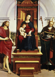 Bild-Nr: 30004728 Raphael / Madonna Ansidei / c.1503 Erstellt von: Raffaello Santi (Raffael)