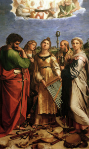 Bild-Nr: 30004760 Raphael / Saint Cecilia / 1514 Erstellt von: Raffaello Santi (Raffael)