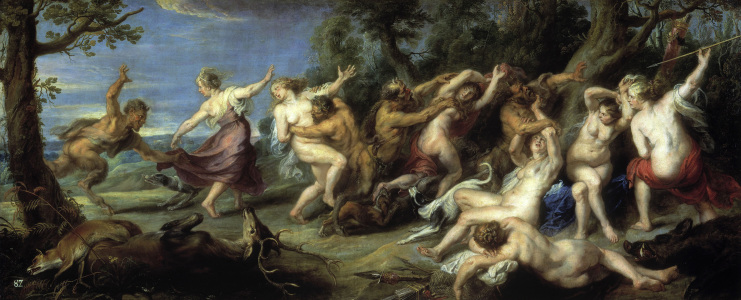 Bild-Nr: 30005036 Rubens / Nymphs of Diana & Satyrs Erstellt von: Rubens, Peter Paul