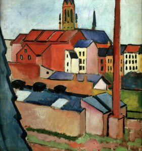 Bild-Nr: 30005218 A.Macke / St. Mary's Church ... / 1911 Erstellt von: Macke, August