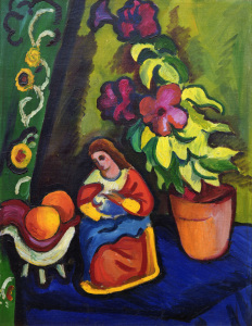 Bild-Nr: 30005302 August Macke, Stilleben mit Madonna Erstellt von: Macke, August