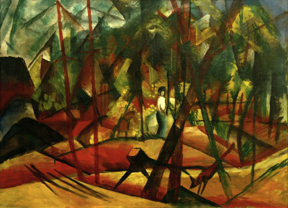 Bild-Nr: 30005316 August Macke, Waldspaziergang Erstellt von: Macke, August