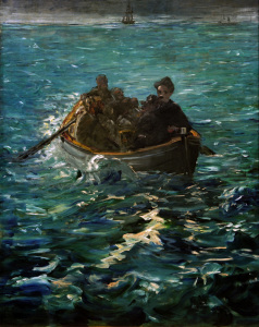 Bild-Nr: 30005398 Henri Rocheforts Flucht / Gem.v.E.Manet Erstellt von: Manet, Edouard