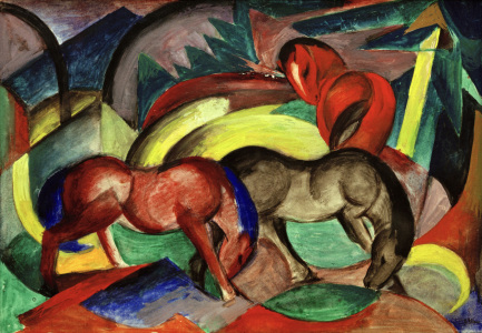 Bild-Nr: 30005516 Marc / Three Horses / 1912 Erstellt von: Marc, Franz