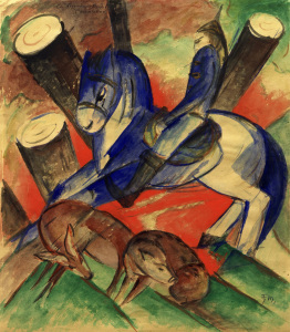 Bild-Nr: 30005538 Franz Marc / Saint Julian / Paint./ 1913 Erstellt von: Marc, Franz