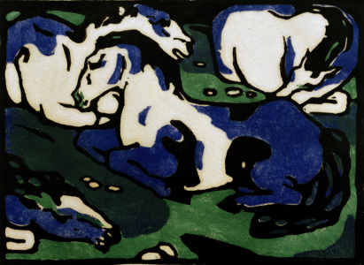 Bild-Nr: 30005546 Franz Marc, Ruhende Pferde Erstellt von: Marc, Franz