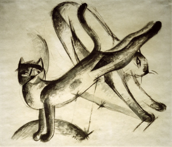 Bild-Nr: 30005594 Franz Marc, Cats playing / 1912/13 Erstellt von: Marc, Franz