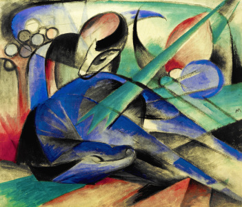 Bild-Nr: 30005626 Franz Marc, Dreaming horse Erstellt von: Marc, Franz