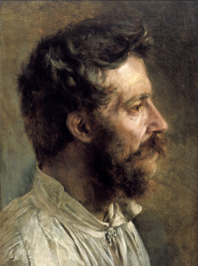 Bild-Nr: 30005708 A.v.Menzel, Head of a Bearded Worker Erstellt von: von Menzel, Adolph Friedrich Erdmann