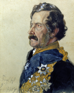 Bild-Nr: 30005724 A.v.Schleinitz, Aquarell von A. Menzel Erstellt von: von Menzel, Adolph Friedrich Erdmann