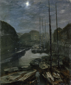 Bild-Nr: 30005770 A.v.Menzel, Friedrichsgracht Erstellt von: von Menzel, Adolph Friedrich Erdmann