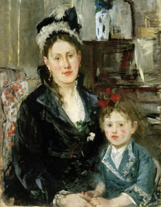 Bild-Nr: 30005856 B.Morisot, Mme. Boursier and daughter Erstellt von: Morisot, Berthe