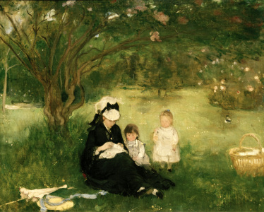 Bild-Nr: 30005972 B.Morisot, Lilac in Maurecourt, 1874 Erstellt von: Morisot, Berthe