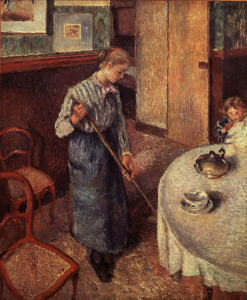 Bild-Nr: 30006142 C.Pissarro / The Maid / 1882 Erstellt von: Pissarro, Camille