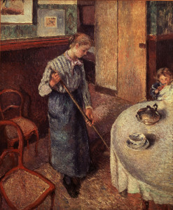 Bild-Nr: 30006142 C.Pissarro / The Maid / 1882 Erstellt von: Pissarro, Camille