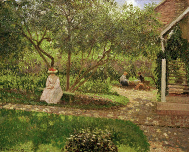 Bild-Nr: 30006144 Pissarro / Coin de jardin à Eragny Erstellt von: Pissarro, Camille