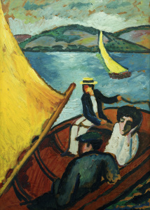 Bild-Nr: 30006154 Macke / Sailing Boat / Lake Tegern Erstellt von: Macke, August