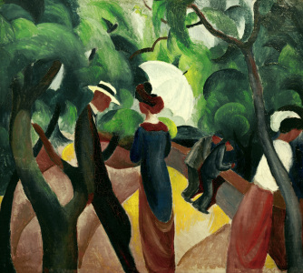 Bild-Nr: 30006170 August Macke, Promenade Erstellt von: Macke, August