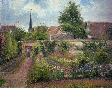 Bild-Nr: 30006266 C.Pissarro, Vegetable garden in Eragny Erstellt von: Pissarro, Camille