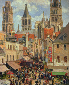 Bild-Nr: 30006312 C.Pissarro, Rue de l'Epicérie in Rouen Erstellt von: Pissarro, Camille