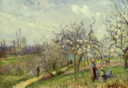 Bild-Nr: 30006326 Pissarro/ Blühender Obstgarten/ 1872 Erstellt von: Pissarro, Camille