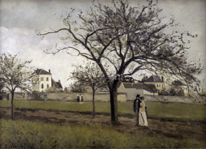 Bild-Nr: 30006356 Pissarro/The house of Père Gallien/1866 Erstellt von: Pissarro, Camille