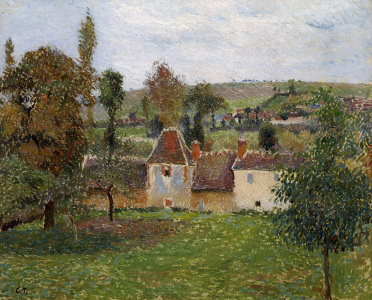 Bild-Nr: 30006364 C.Pissarro, Farm in Bazincourt Erstellt von: Pissarro, Camille