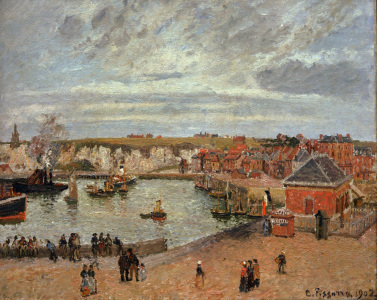 Bild-Nr: 30006372 Pissarro / The port of Dieppe / 1902 Erstellt von: Pissarro, Camille