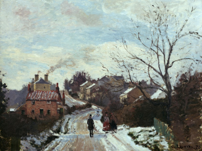 Bild-Nr: 30006376 Pissarro / Fox Hill, Upper Norwood /1870 Erstellt von: Pissarro, Camille