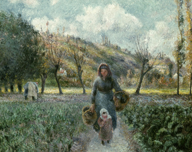 Bild-Nr: 30006384 Pissarro/ Der Garten in Eragny Erstellt von: Pissarro, Camille