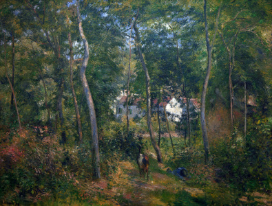 Bild-Nr: 30006428 C.Pissarro, Der Wald von L'Hermitage Erstellt von: Pissarro, Camille