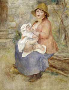 Bild-Nr: 30006444 A.Renoir / Mother's Joy (Breastfeeding) Erstellt von: Renoir, Pierre-Auguste