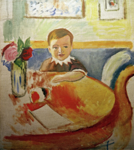 Bild-Nr: 30006472 A.Macke, Bildnis Walter Macke mit... Erstellt von: Macke, August