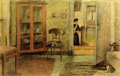 Bild-Nr: 30006522 A.Macke, Unser Wohnzimmer..., 1910 Erstellt von: Macke, August