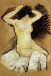 Bild-Nr: 30006562 August Macke /Nude on white Drapes/ 1909 Erstellt von: Macke, August