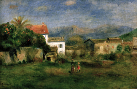 Bild-Nr: 30006608 Renoir / View near Cagnes / 1903/05 Erstellt von: Renoir, Pierre-Auguste
