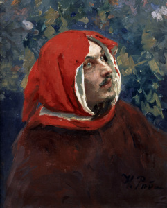 Bild-Nr: 30006702 Dante Alighieri/ Painting by Repin Erstellt von: Repin, Ilja Jefimowitsch