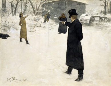 Bild-Nr: 30006748 Pushkin / Eugene Onegin / Illust. /Repin Erstellt von: Repin, Ilja Jefimowitsch